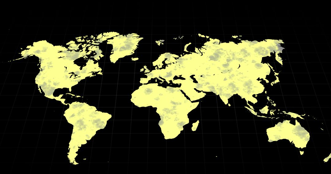 World Map in Motion with Geographical Transformation