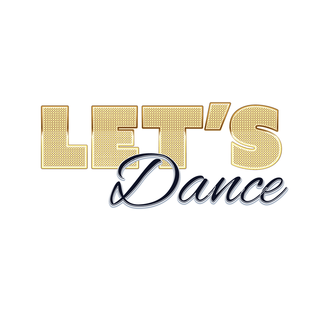 Let's Dance Text on Transparent Background Isolated Design
