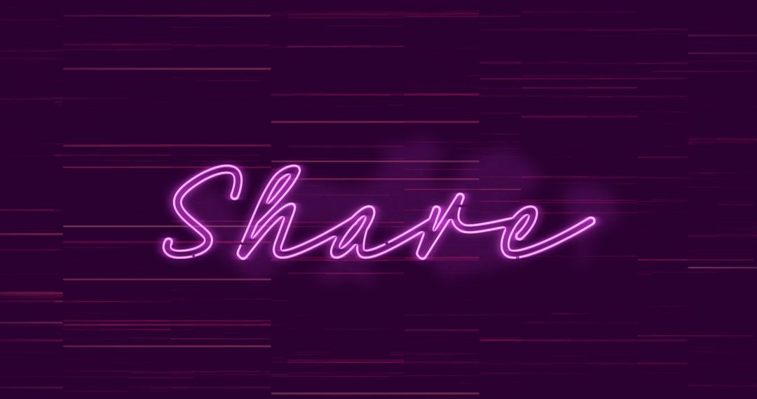 Neon Slogan Establishing Social Connectivity in Digital World