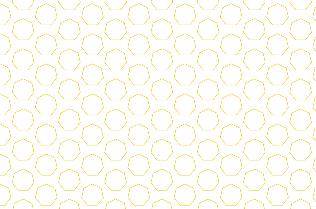 Seamless Honeycomb Pattern Vector on Transparent Background