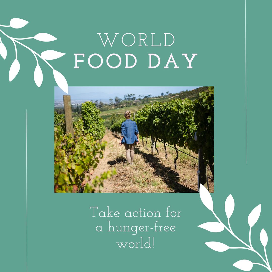 World Food Day Banner Promoting Hunger-free Action