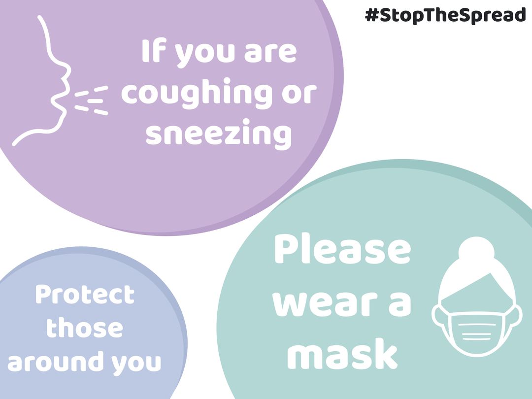 Health Safety Campaign Highlighting Mask Usage
