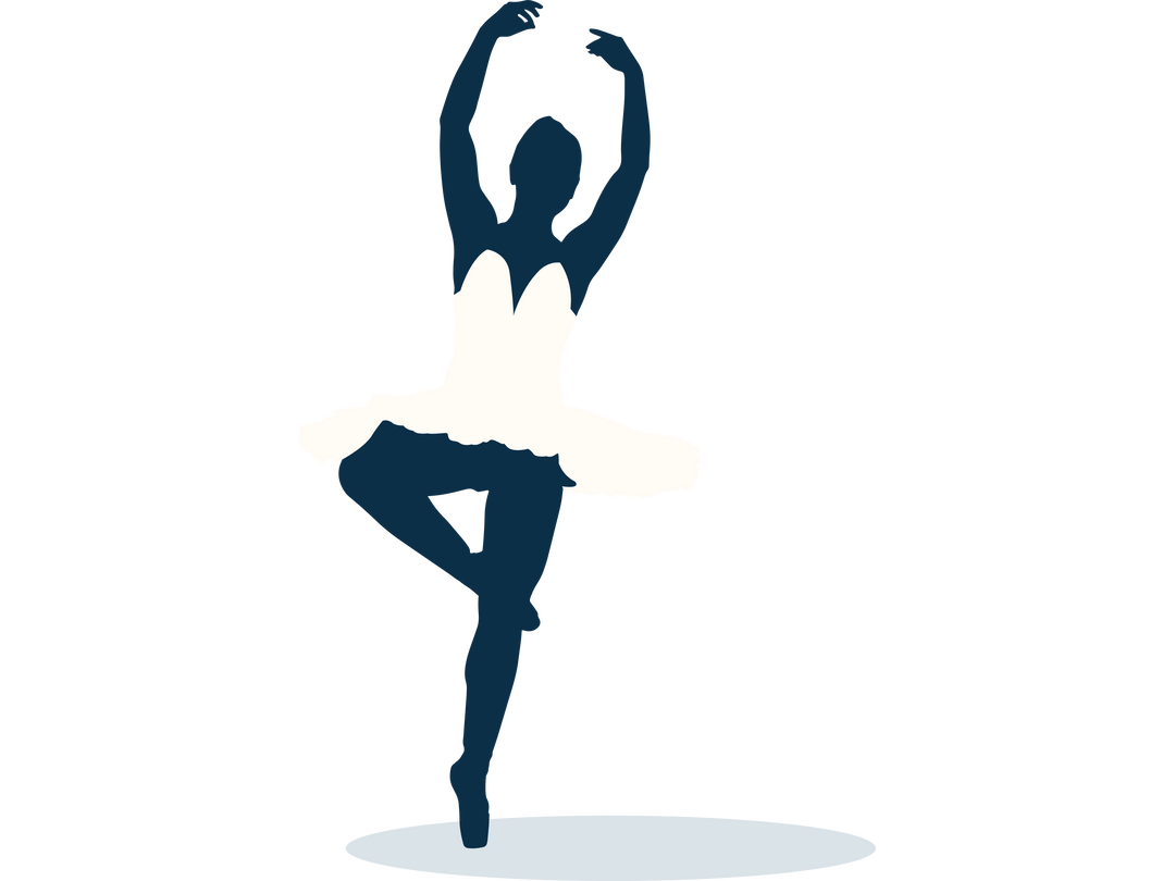 Transparent Background Digital Illustration of Ballet Dancing Ballerina - Download Free Stock Images Pikwizard.com