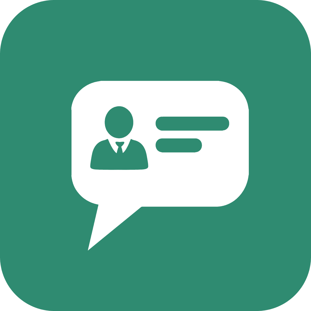 Transparent Green Social Media Chat Icon Vector