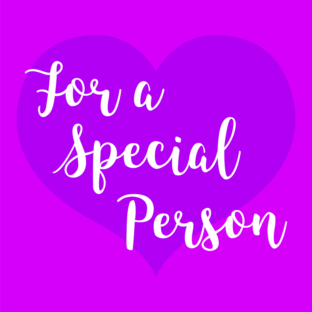 Purple Heart with Romantic Text on Transparent Background Illustration