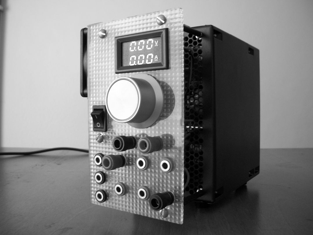 Black and White Modern Electrical Power Supply Unit with Voltage Display - Free Images, Stock Photos and Pictures on Pikwizard.com