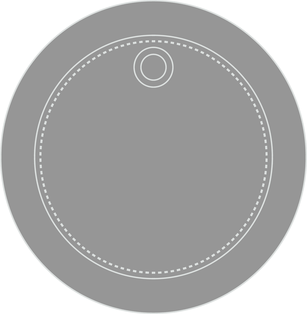 Blank Round Label with Dashed Border on Transparent Background - Download Free Stock Images Pikwizard.com