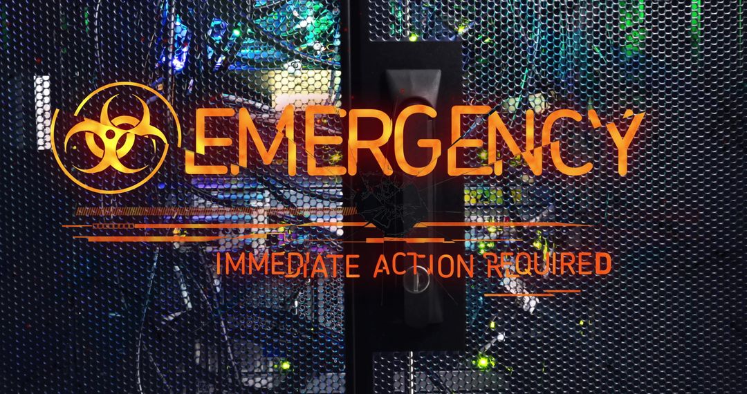 Emergency Alert on Data Center Server for Immediate Action