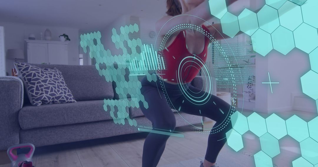 Digital Fitness Tracking with Virtual Data Interface