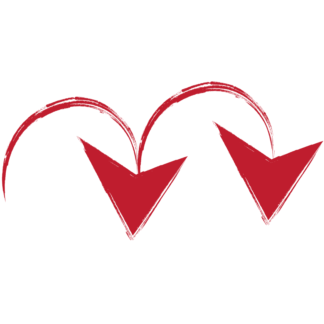 Curved Red Arrows on Transparent Background for Direction Concepts - Download Free Stock Images Pikwizard.com