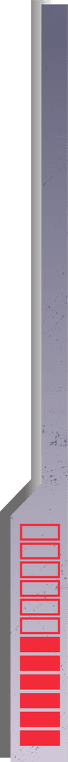Stylized UI Sidebar with Transparent Background and Red Menu Bars - Download Free Stock Images Pikwizard.com