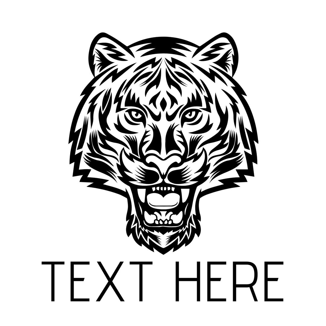 Fierce Tiger Logo Template Highlighting Strength - Download Free Stock Templates Pikwizard.com