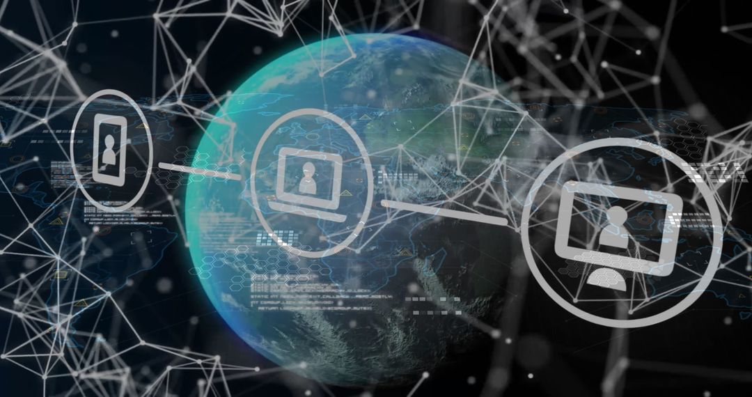 Global Connectivity and Data Processing Over Earth