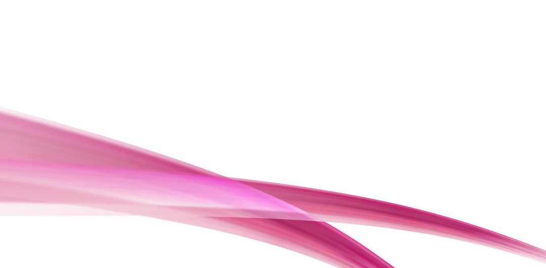 Abstract Transparent Pink Curves on Clear Background