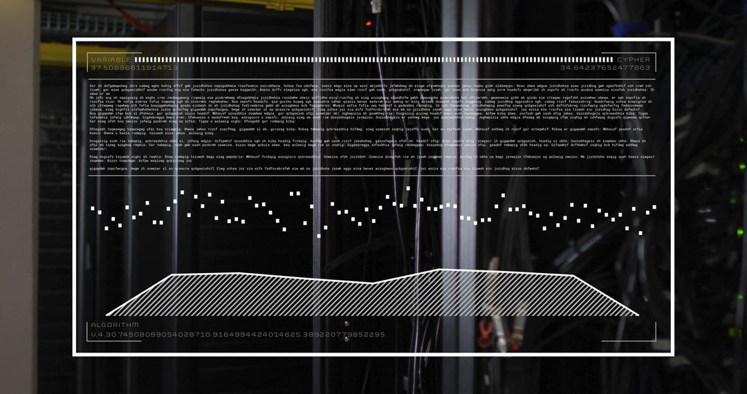 Data encryption overlay on server racks in modern data center
