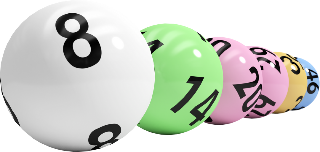 Transparent Colored Numbered Lottery Balls in Sequence - Download Free Stock Images Pikwizard.com