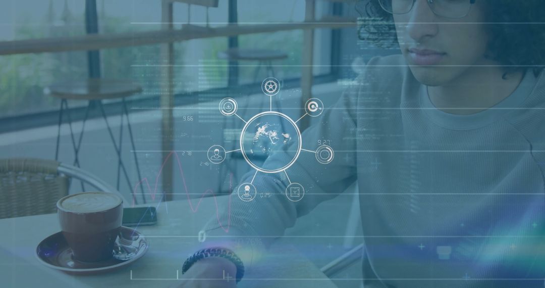 Digital Connections Network and Data Processing with Young Professional