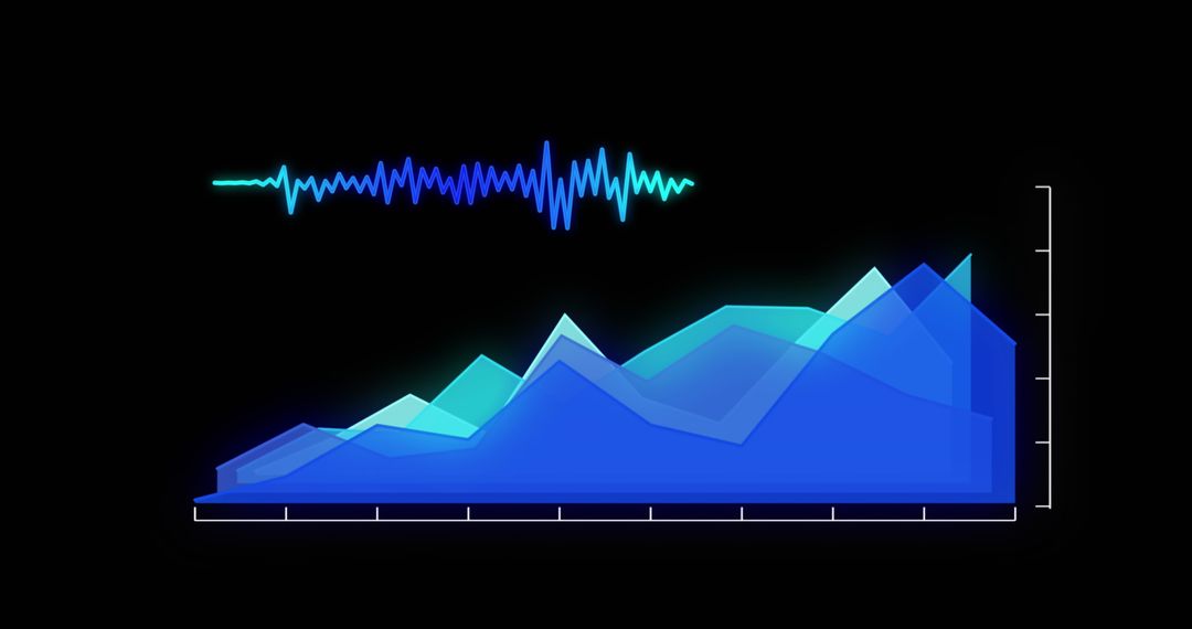 Analyzing Financial Data and Growth Metrics Illustration