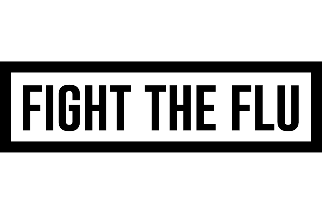 Fight Flu Message with Transparent Background Illustration