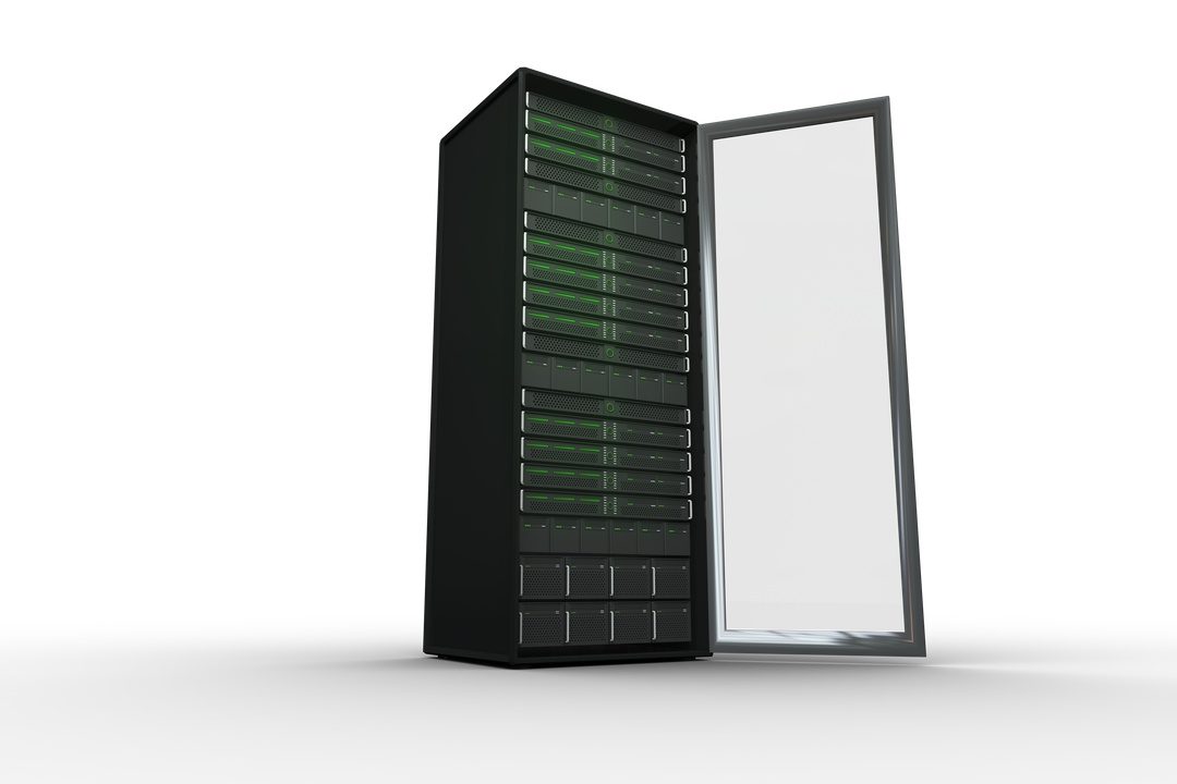 Transparent Background Vector Illustration of a Computer Server - Download Free Stock Images Pikwizard.com