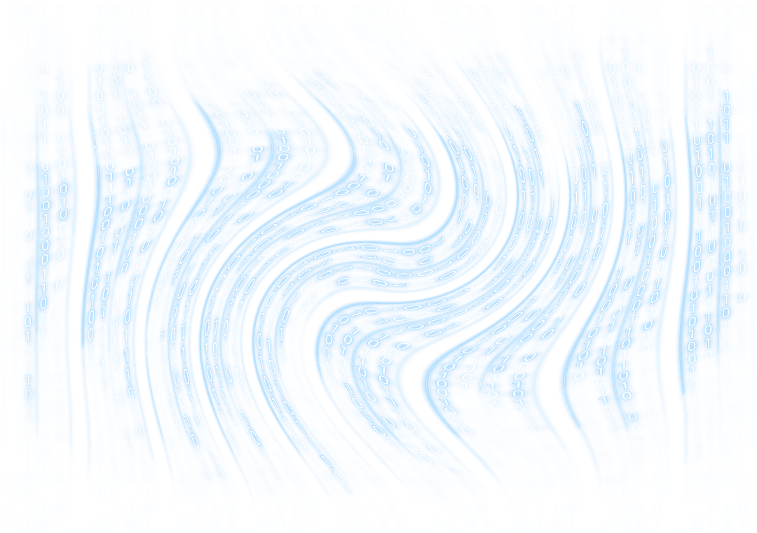 Abstract Digital Waves with Transparent Binary Patterns - Download Free Stock Images Pikwizard.com