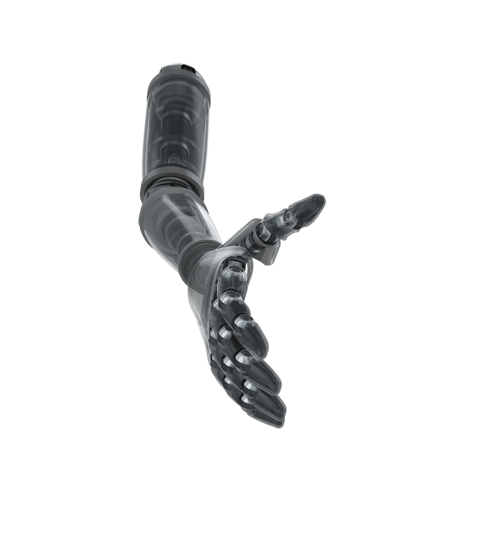 Transparent Robotic Arm Stretching for Innovation