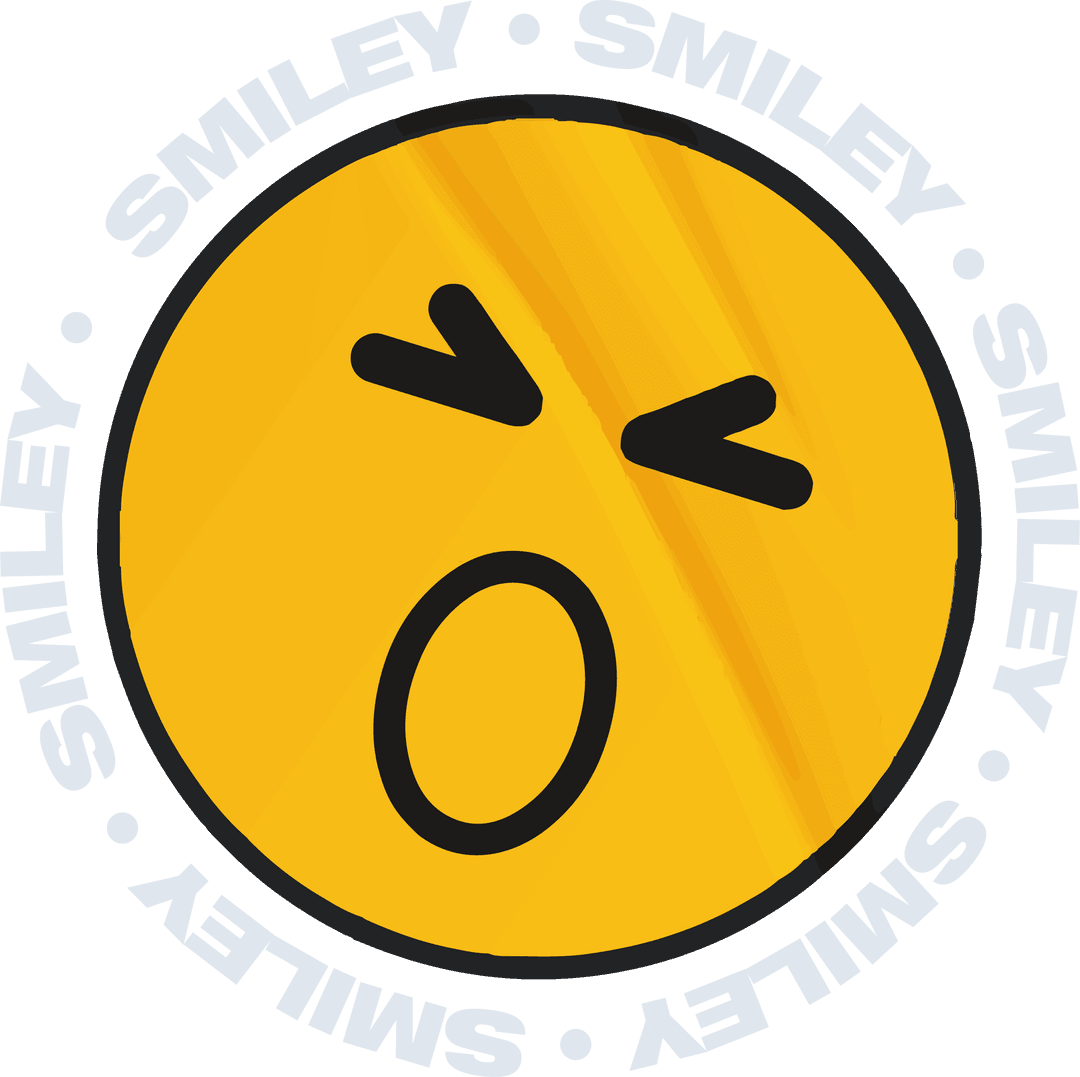 Animated Yellow Smiley Face Shouting Expression Transparent Background