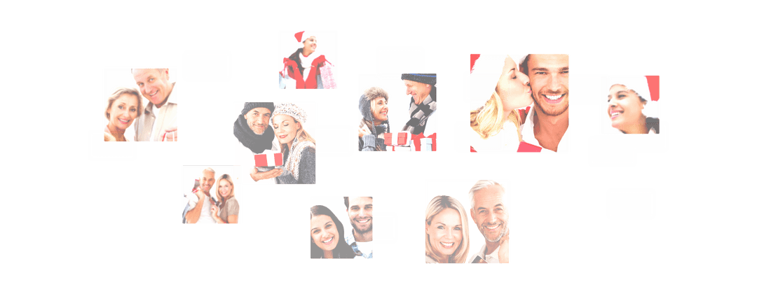 Social Connection Network on Transparent Background Illustration