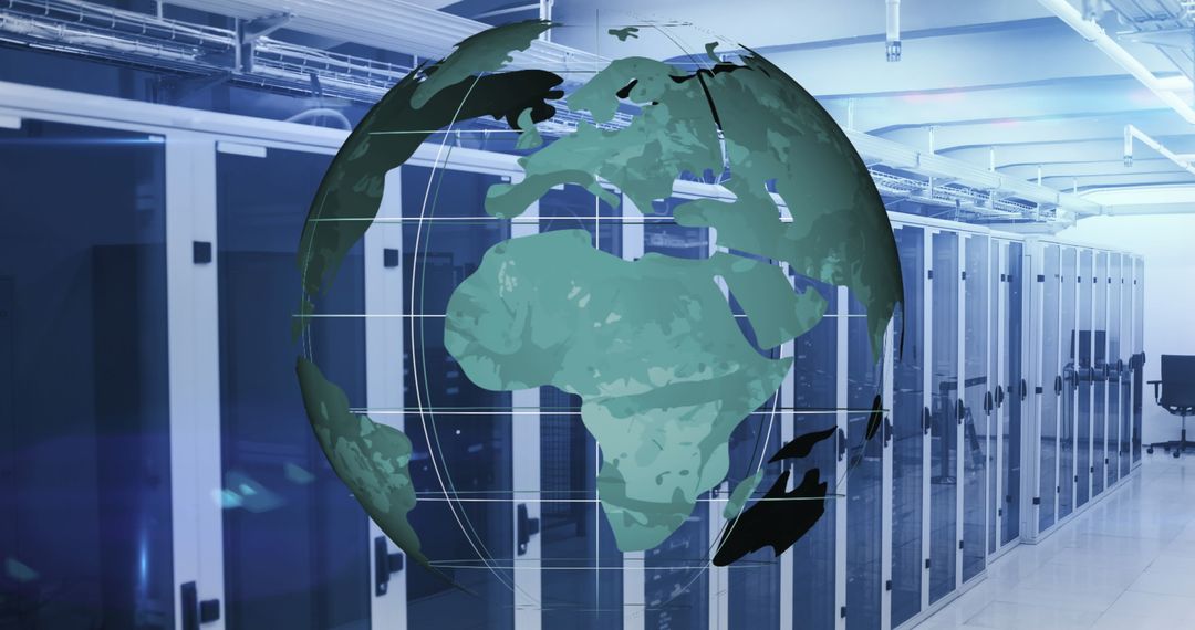 Digital Globe Overlays Data Center Server Room