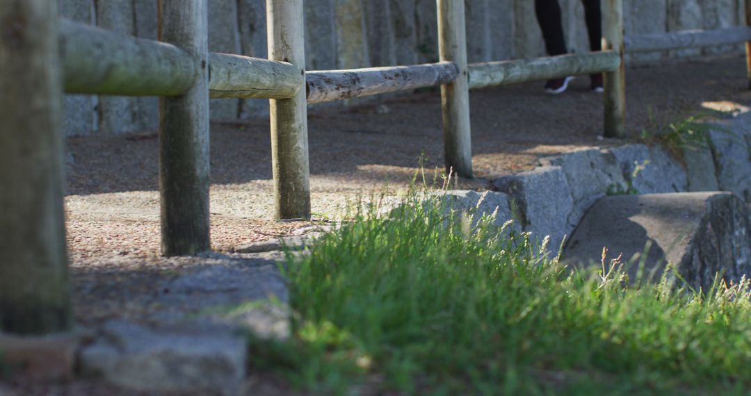 Scenic Coastal Pathway with Wooden Fence During Daytime