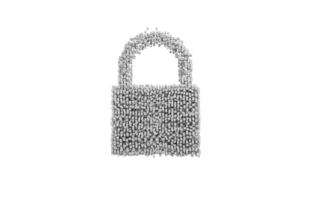 Transparent Padlock Made of Grey Cubes Symbolizing Security - Download Free Stock Images Pikwizard.com