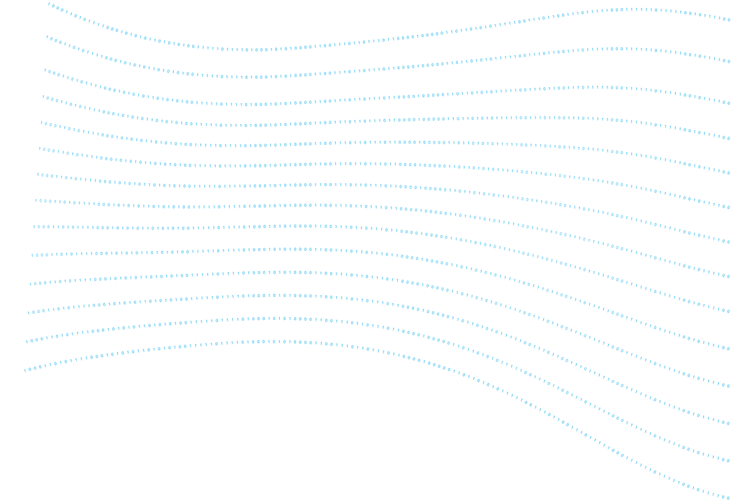 Abstract Transparent Wavy Blue Dotted Lines Design