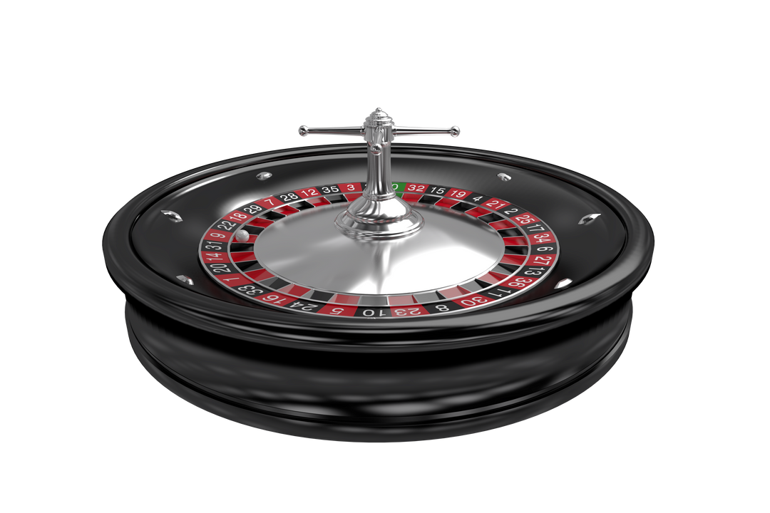 Transparent 3D Roulette Wheel with Black and Red Numbered Slots - Download Free Stock Images Pikwizard.com