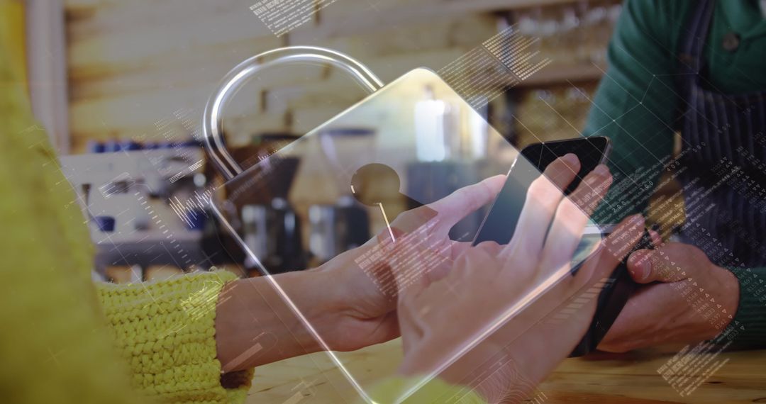 Secure Contactless Payment with Digital Lock Concept