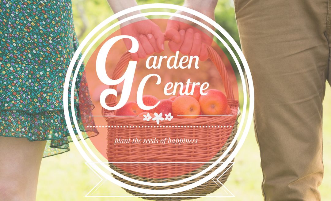 Couple Holding Basket of Fresh Produce at Garden Centre