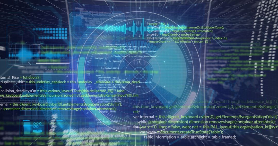 Digital Data Processing and Network Communication Concept