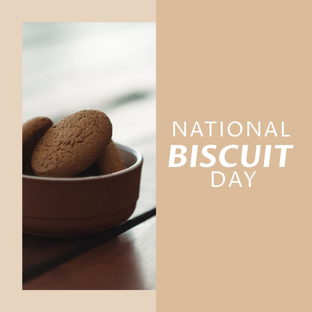 Celebrating National Biscuit Day with Fresh Chocolate Cookies - Download Free Stock Templates Pikwizard.com