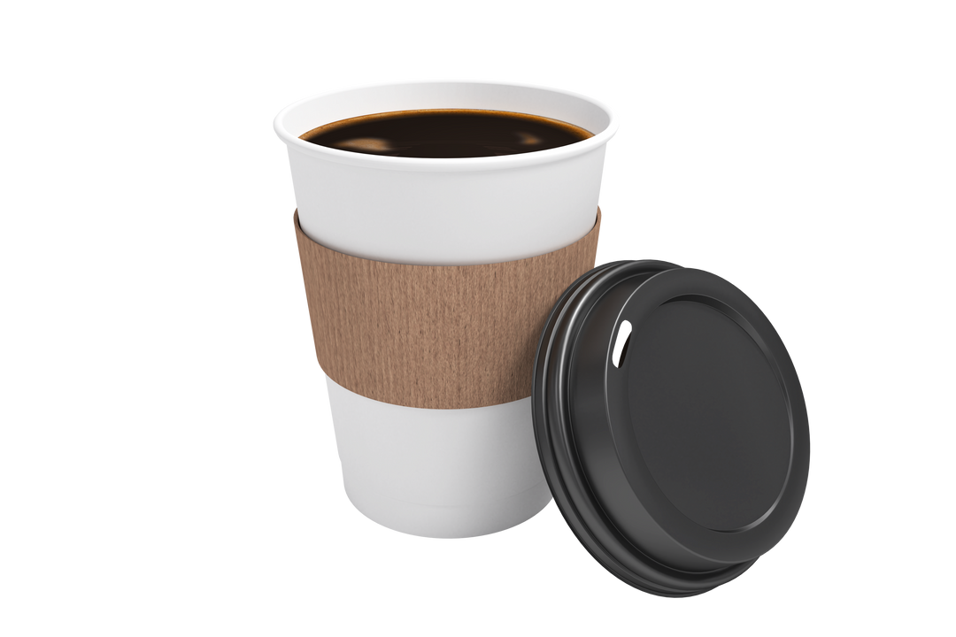 Coffee Cup with Lid on Transparent Background - Download Free Stock Images Pikwizard.com