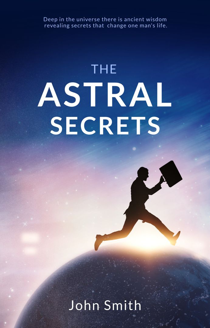 Thrilling Journey of Discovery in Astral Mystery Novel Cover Design