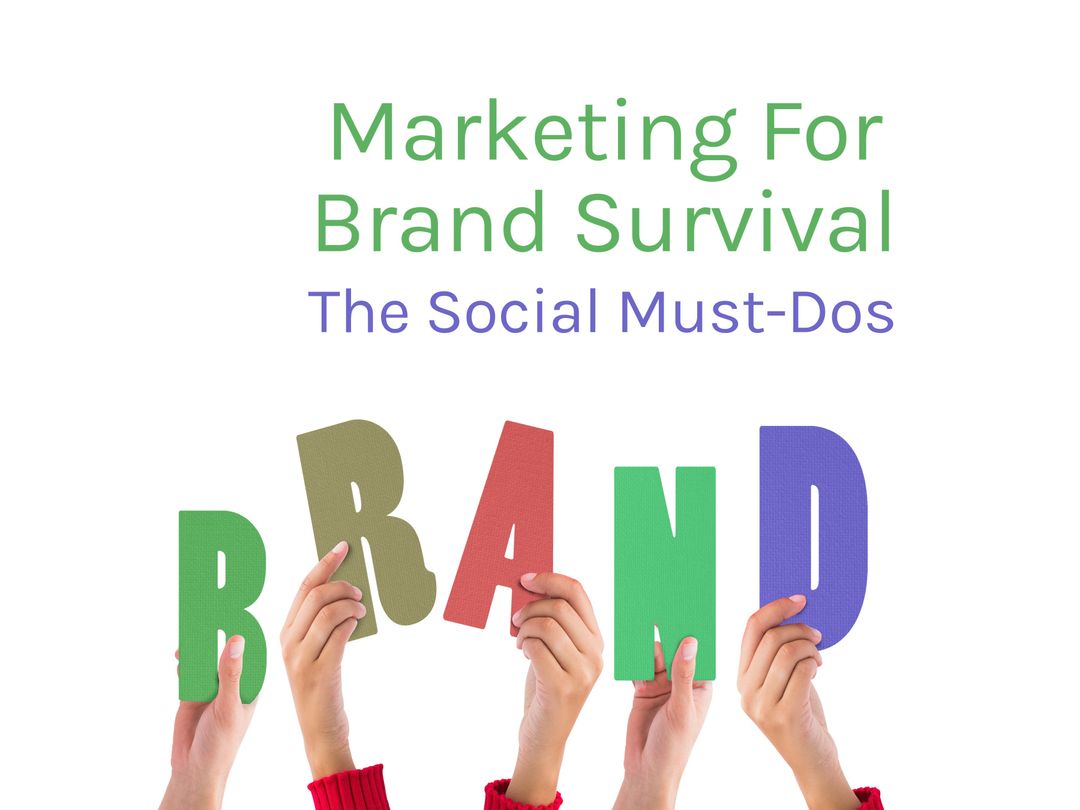 Hands Holding Colorful BRAND Letters Highlighting Marketing Strategy