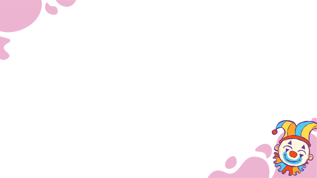 Transparent Clown Jester Hat Amusing Design with Pink Accents