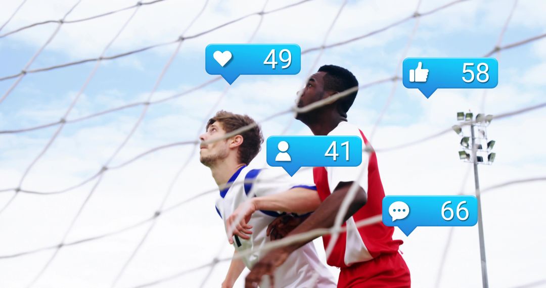 Soccer Players Competing Under Notion of Social Media Interaction