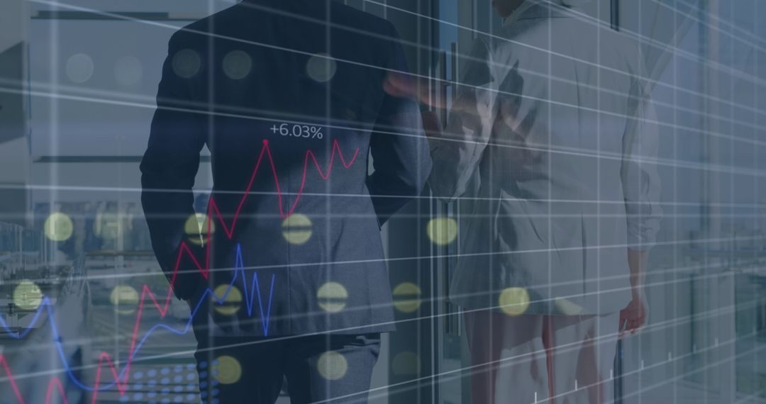 Diverse Business Team Analyzing Data Trends Concept