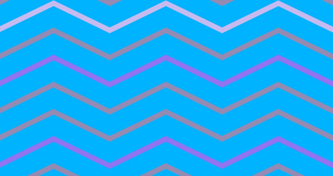 Vibrant Multicolored Zigzag Patterns on Blue Background