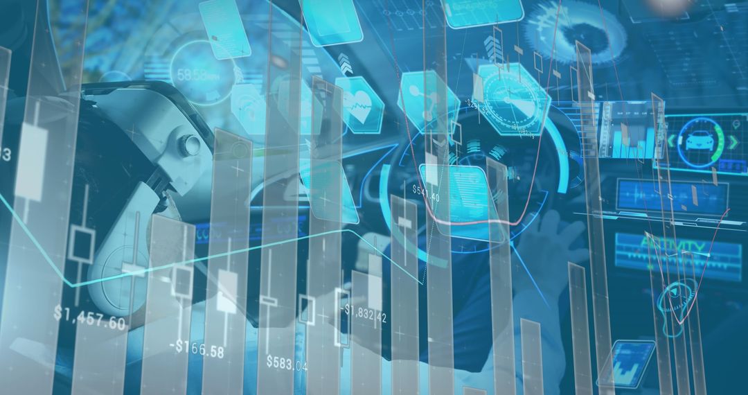 Futuristic Self-Driving Car with AR Displays and VR Interaction