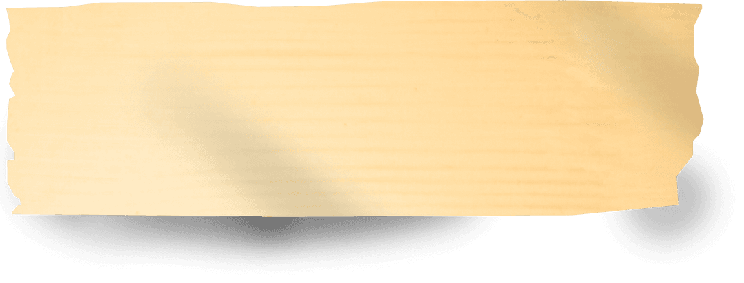 Vintage Transparent Tape Element Isolated