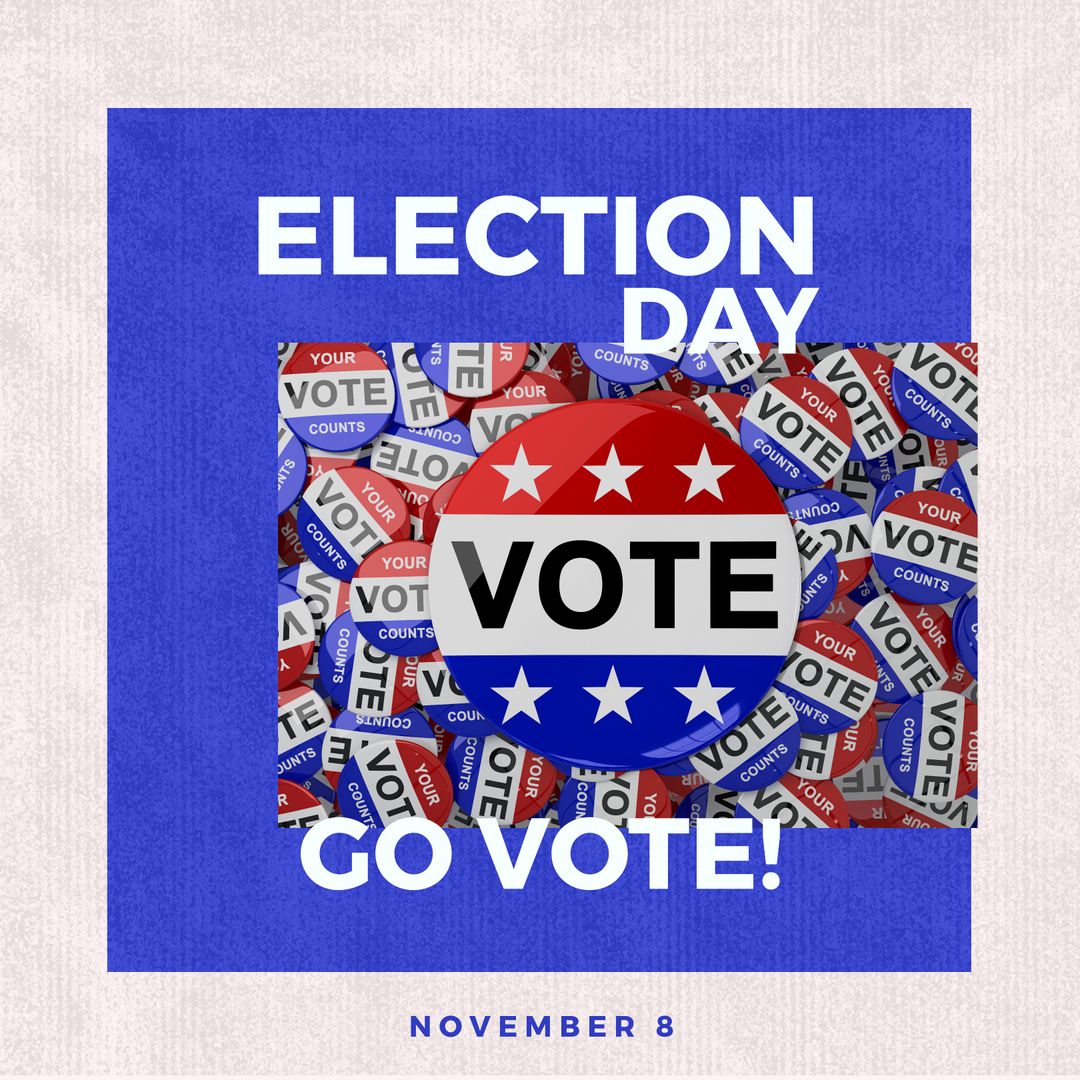 Election Day Illustration Urging Civic Participation