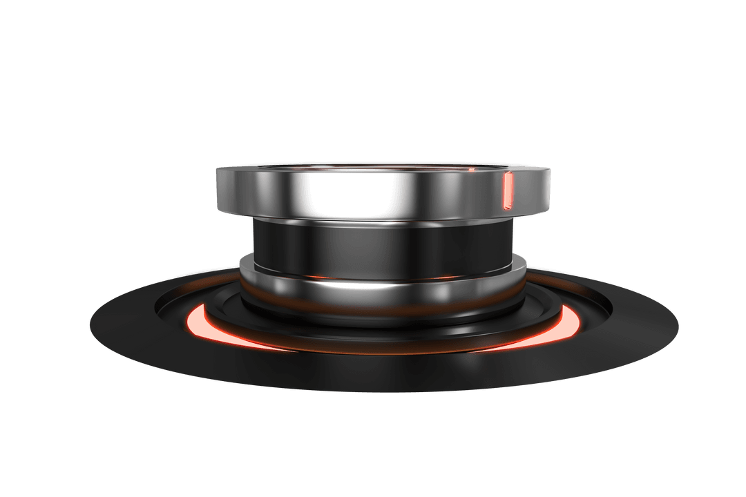 Futuristic Safe Padlock Transparent for Security Concept Art