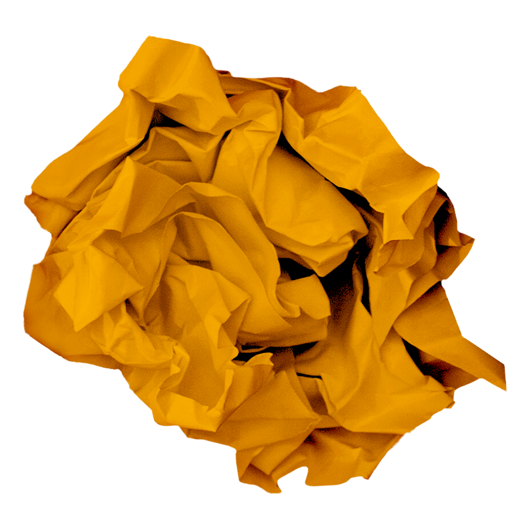 Crumpled Gold Paper Isolated on Transparent Background - Download Free Stock Images Pikwizard.com