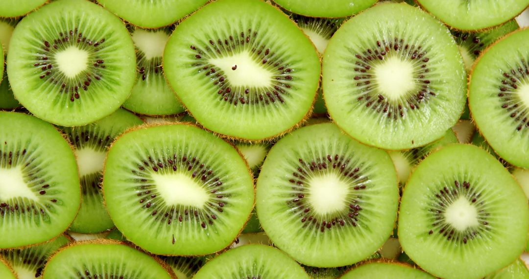 Freshly Sliced Kiwi Fruits in Close-up Pattern - Free Images, Stock Photos and Pictures on Pikwizard.com